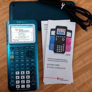 Texas Instruments TI-84 Plus CE Graphing Calculator with Guerrilla Hard Case